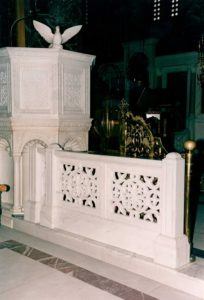 Μαρμαρόγλυπτο θωράκιo, Άγιος Θεράποντας Θεσσαλονίκης