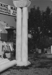 Δίδυμη κολώνα για την είσοδο του Ι. Ν. Κοιμήσεως της Θεοτόκου 40 εκκλησιών Θεσσαλονίκης.