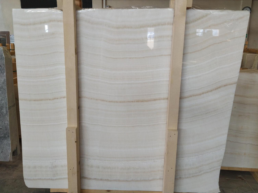 Ivory onyx vein cut Akdag Honey Onyx Vein cut 1